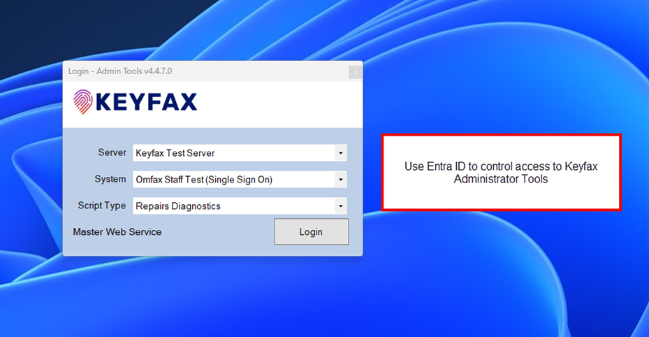 Keyfax Single Sign on with Entra ID